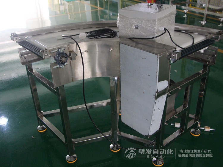 整機不銹鋼白色食品級皮帶90度轉彎機 整機不銹鋼白色食品級皮帶90度轉彎機