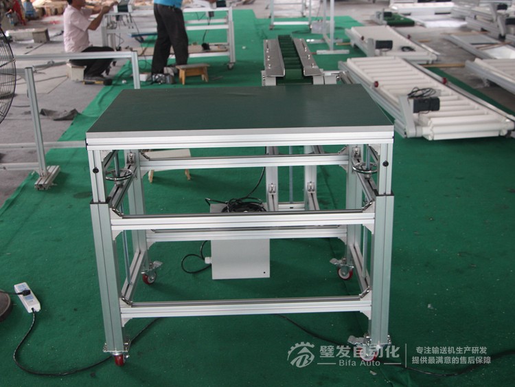 銜接工作桌小型非標皮帶輸送機 銜接工作桌小型非標皮帶輸送機